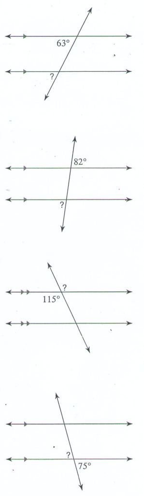 Unknown Angles – Parallel Lines | Cambria Math Tutors